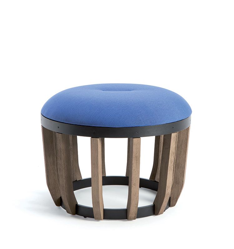 Swing garden pouf