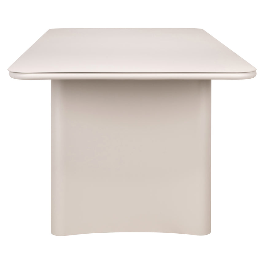 Senza light beige kültéri étkezőasztal – 220 cm