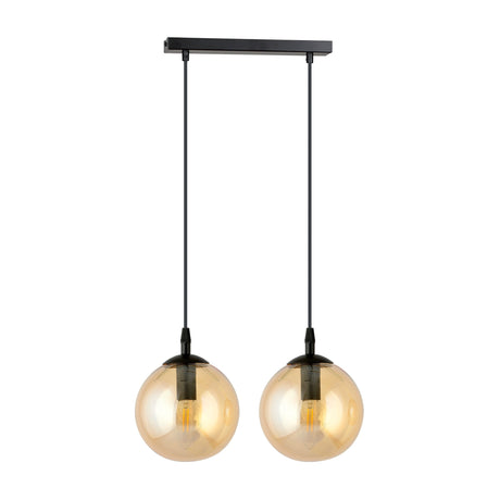 Cosmo 2 BL glass pendant lamp