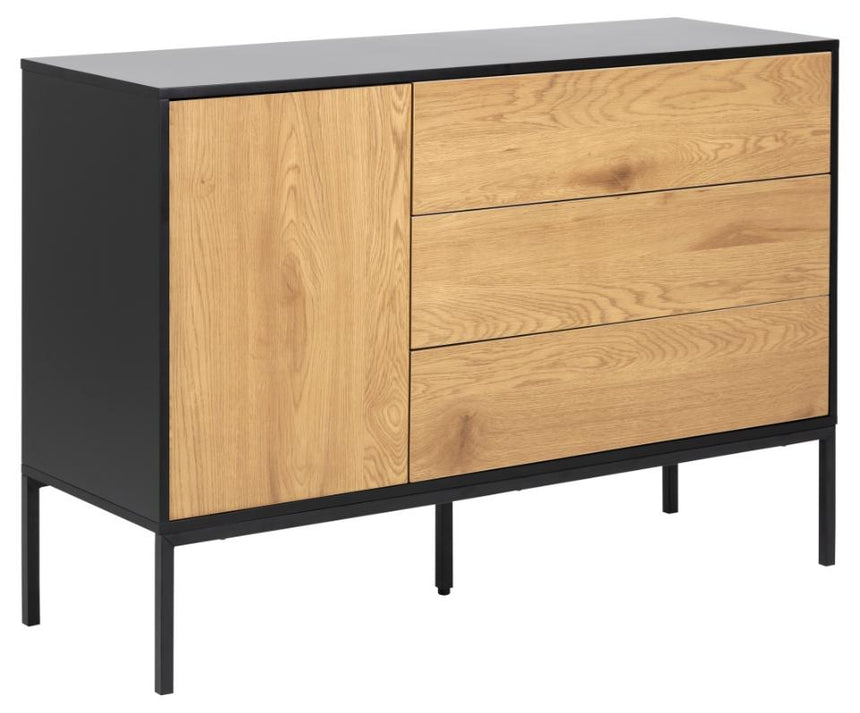 Seaford wooden chest of drawers 120x82