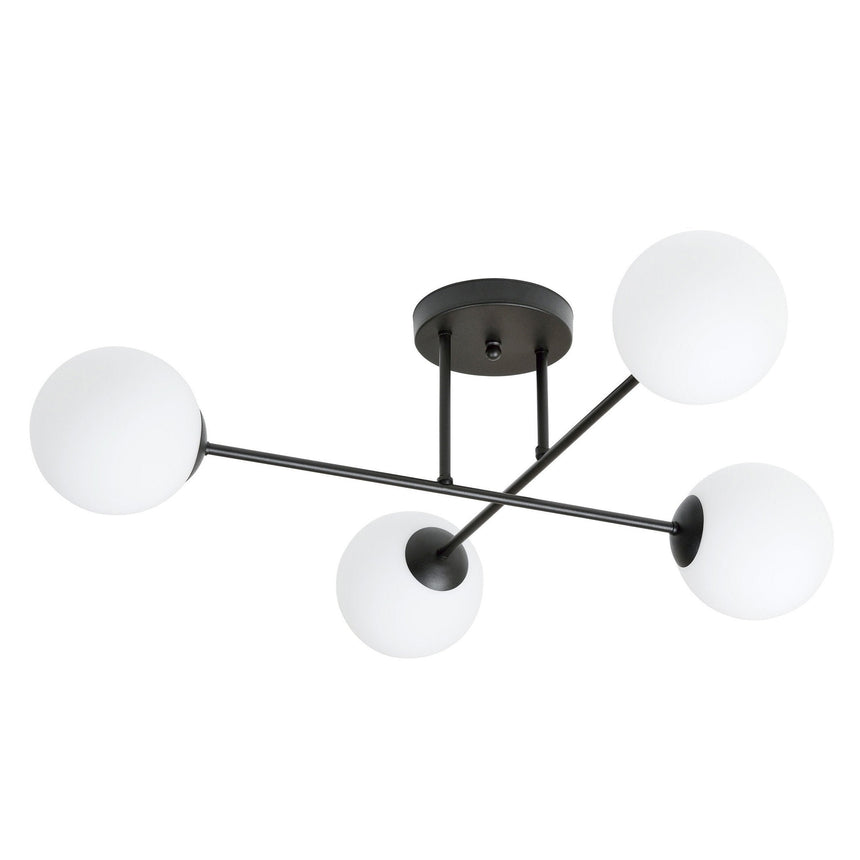 Roma 4 BL metal ceiling lamp