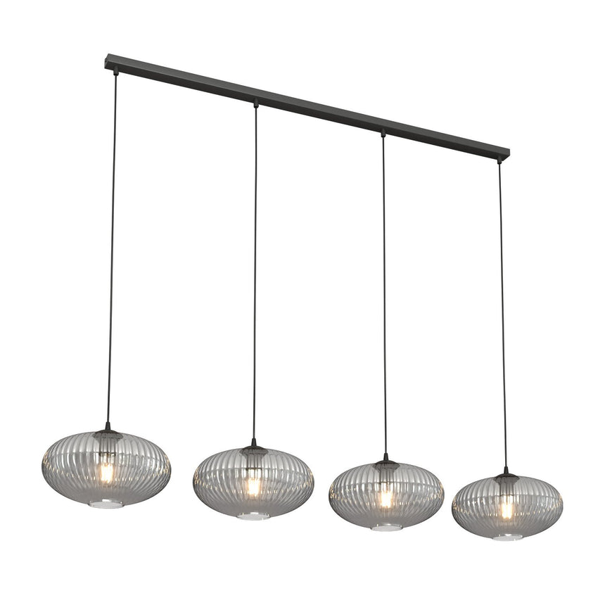 Coco 4 BL glass pendant lamp