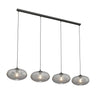 Coco 4 BL glass pendant lamp