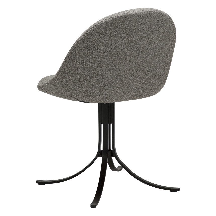 Dolo bouclé swivel chair