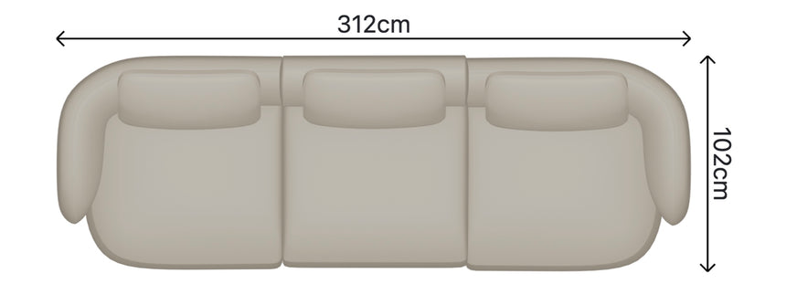 Domani set 4 kanapé