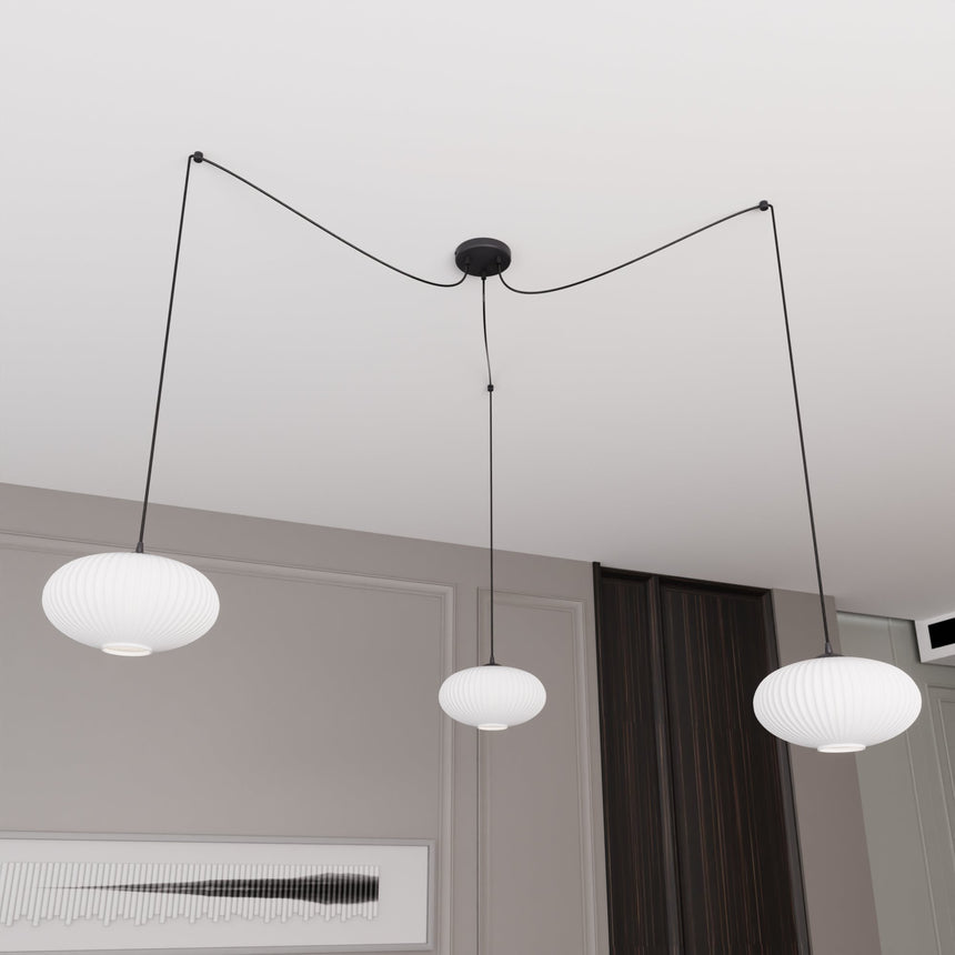 Origo 3 BL glass pendant lamp