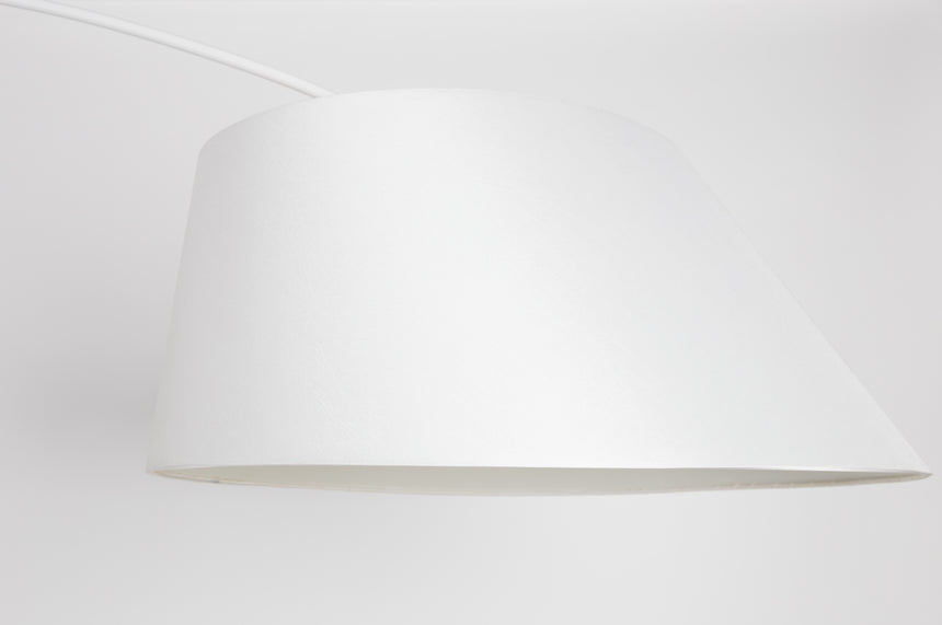 Arc fabric floor lamp