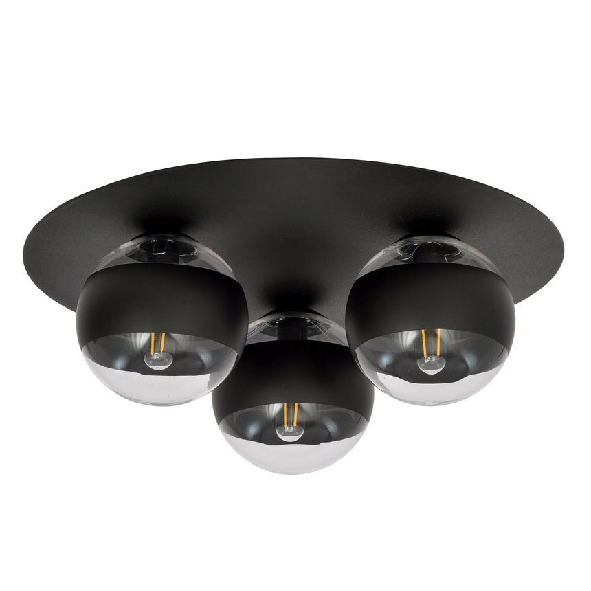 Solar 3 Stripe Metal Ceiling Lamp