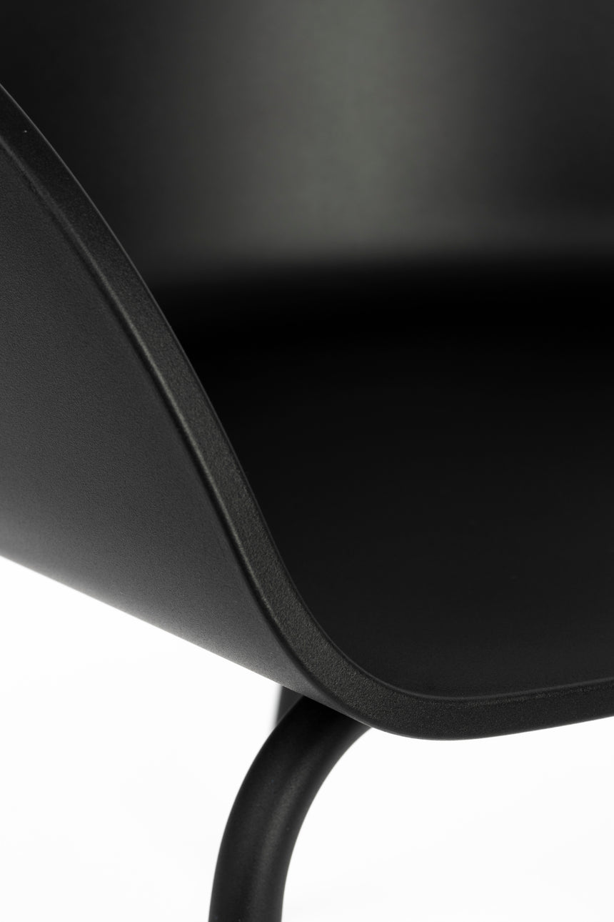 Void karfás PP szék fekete lábbal