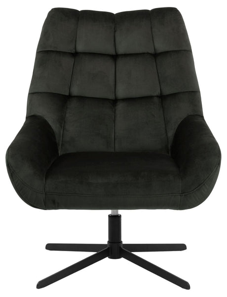 Paris velvet swivel chair