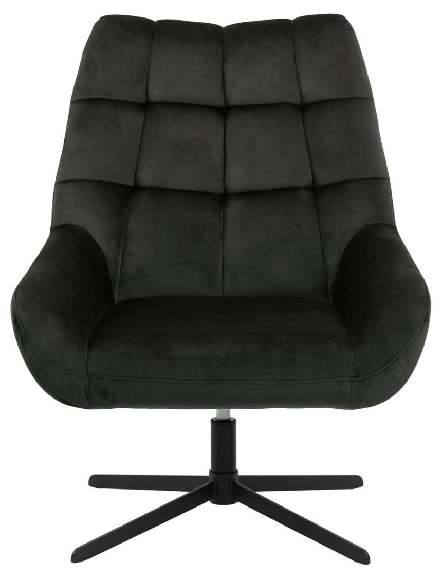 Paris velvet swivel chair