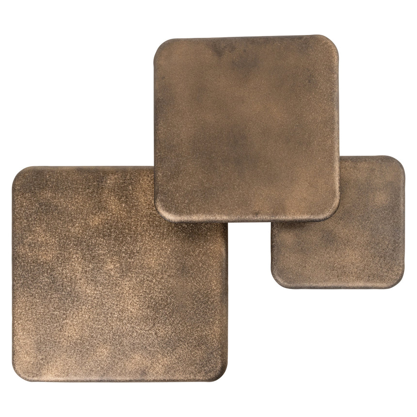 Bloomville 2-door textile leather cabinet