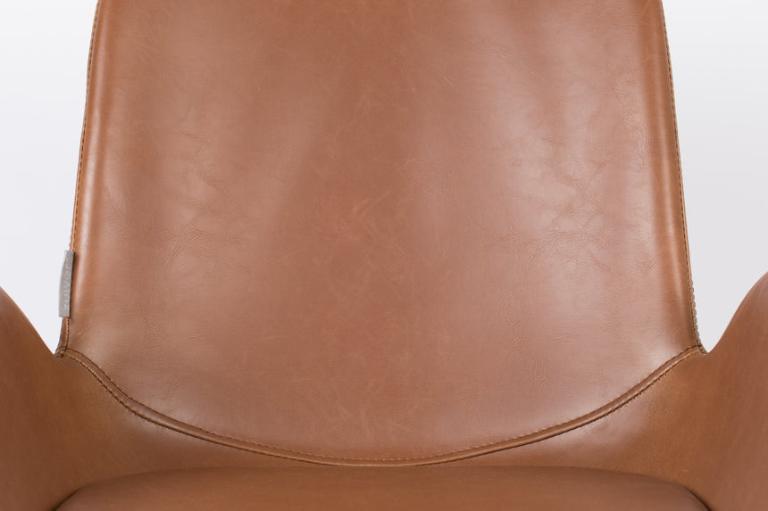 Brit textilbőr szék