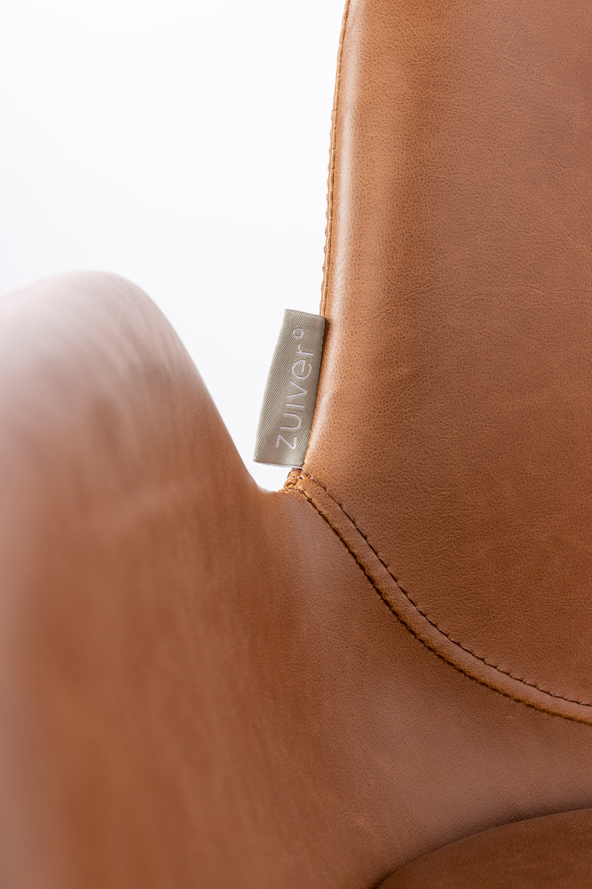 Brit LL textile leather low bar stool