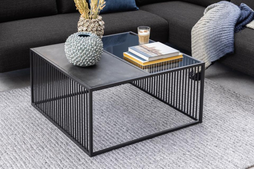 Strington metal coffee table 80x80