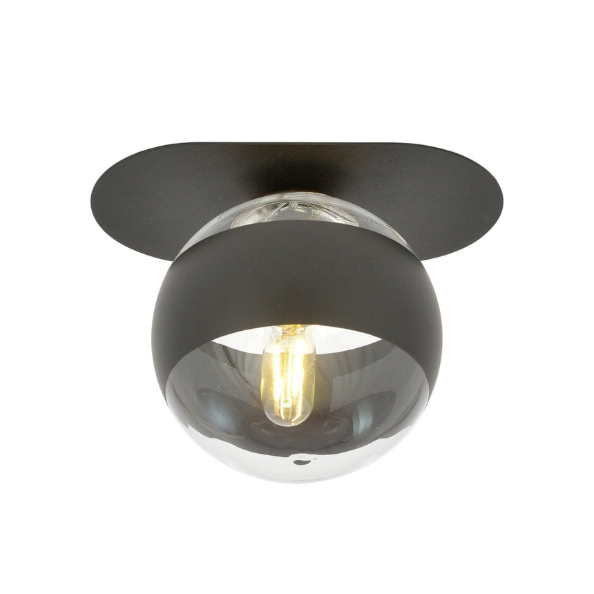 Plaza 1 BL Stripe glass ceiling lamp