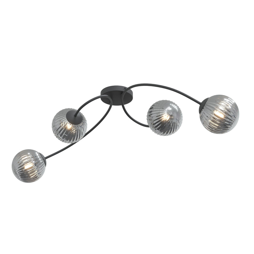 Vibra 4 BL metal ceiling lamp