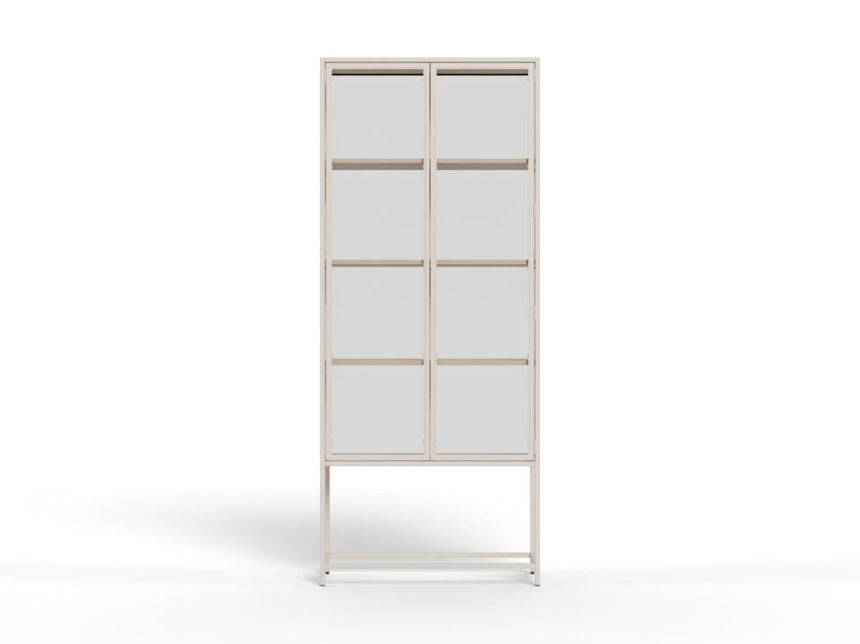 Seaford glass cabinet 77x186