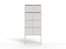 Seaford glass cabinet 77x186