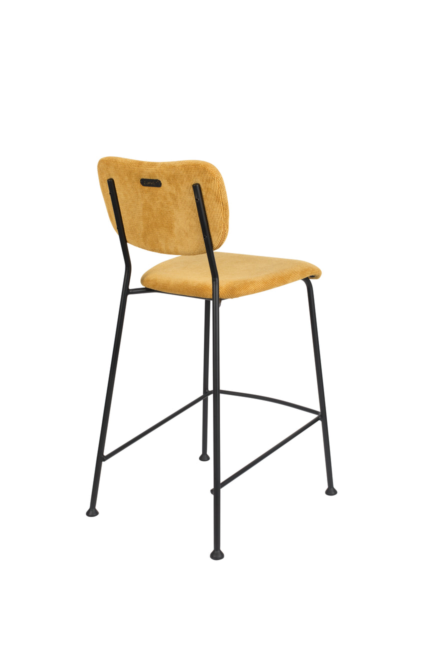 Benson corduroy low bar stool