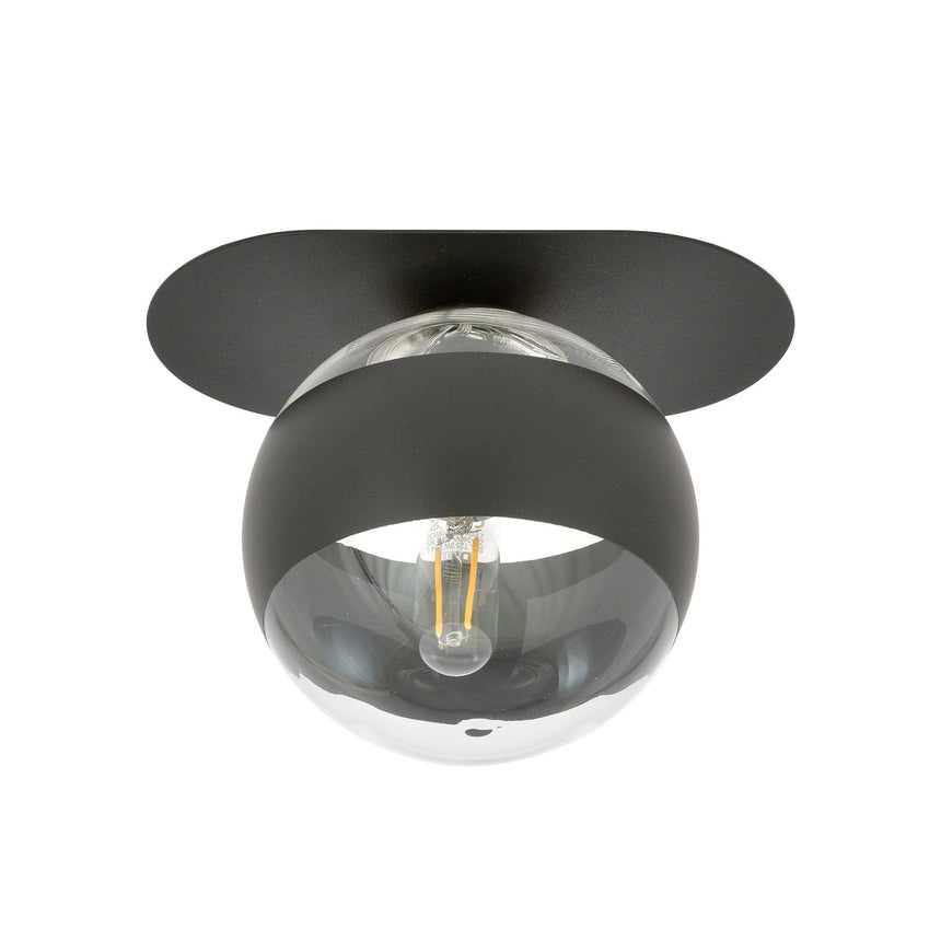 Plaza 1 BL Stripe glass ceiling lamp