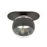 Plaza 1 BL Stripe glass ceiling lamp
