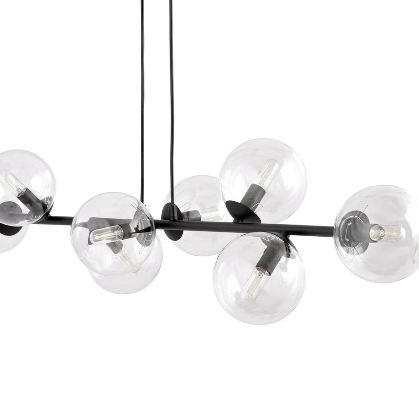 Rossi 8 BL Transparent fém függőlámpa