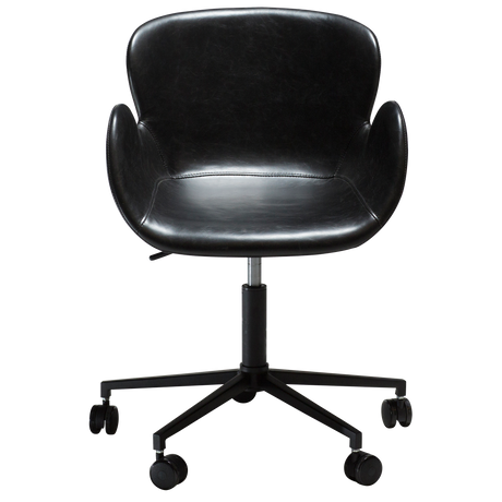 Gaia textile leather rolling chair