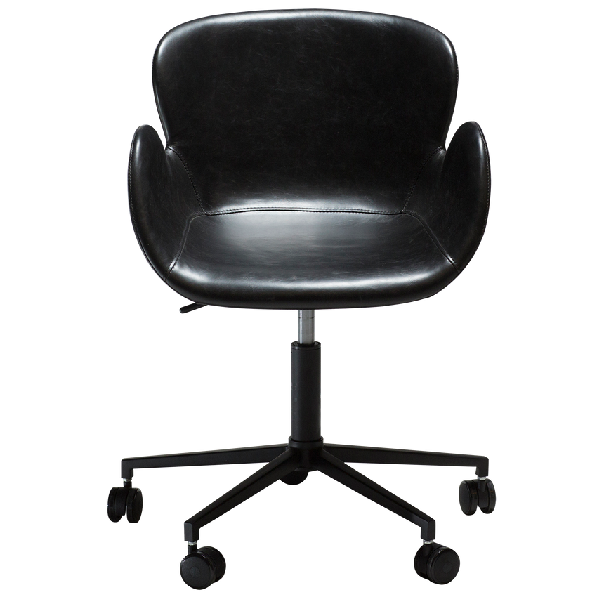 Gaia textile leather rolling chair