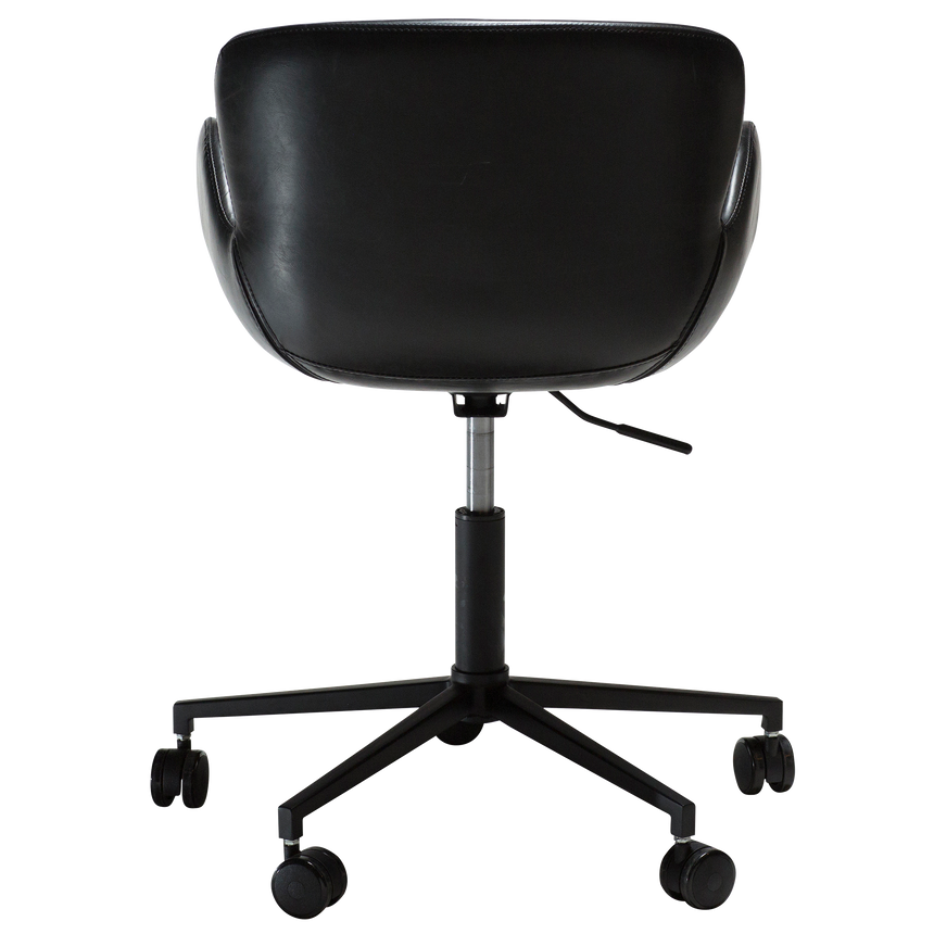 Gaia textile leather rolling chair