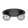 Solar 2 Graphite metal ceiling lamp