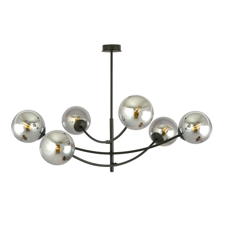 Hunter 6 metal ceiling lamp