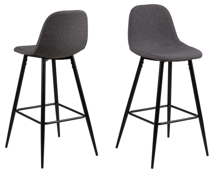 Wilma fabric bar stool