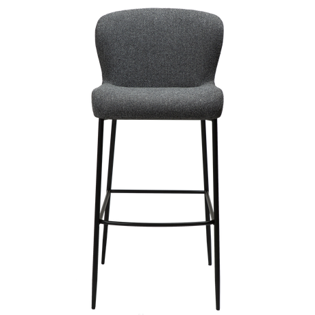 Glam bouclé bar stool