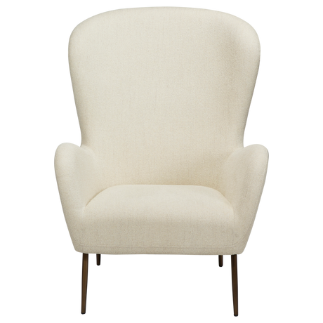 Glam buklé magas fotel antik lábbal