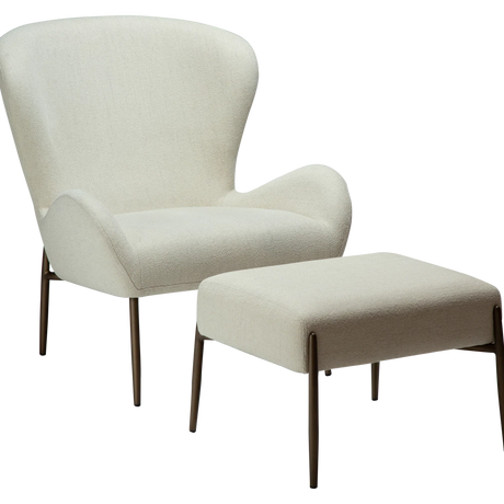 Glam buklé fotel antik lábbal