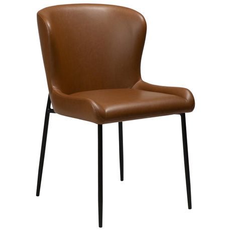 Glamorous vintage textilbőr szék-1