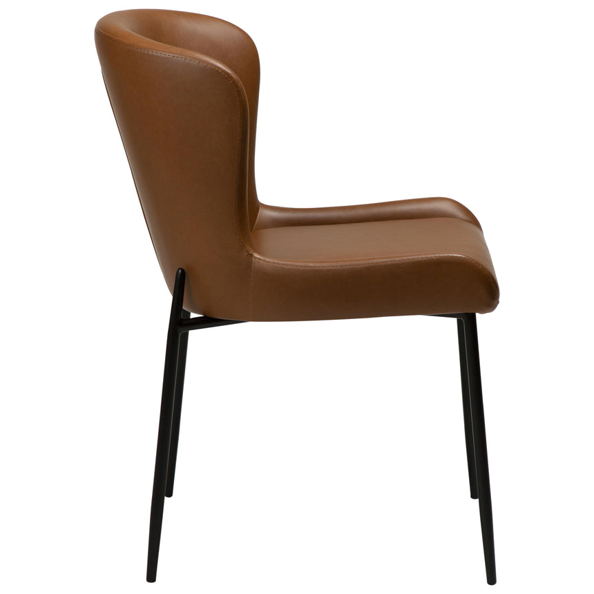 Glamorous vintage textilbőr szék-11