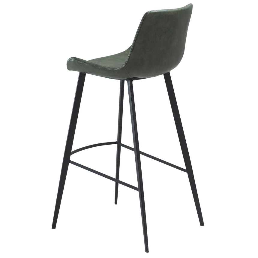 Hype textile leather bar stool