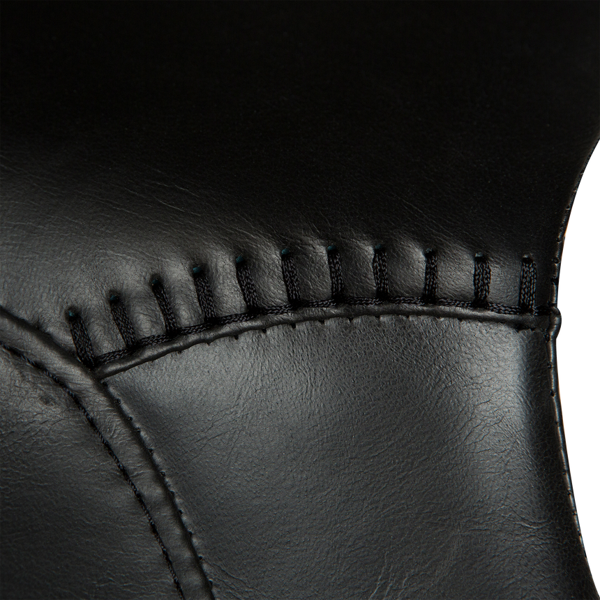 Hype textile leather rolling chair