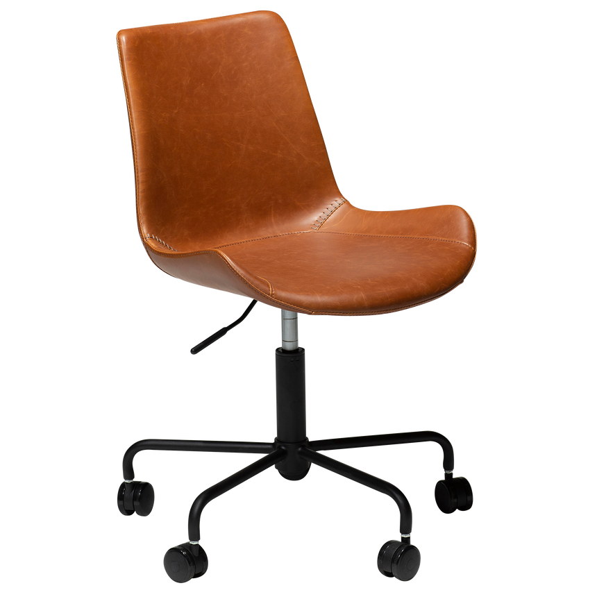 Hype textile leather rolling chair