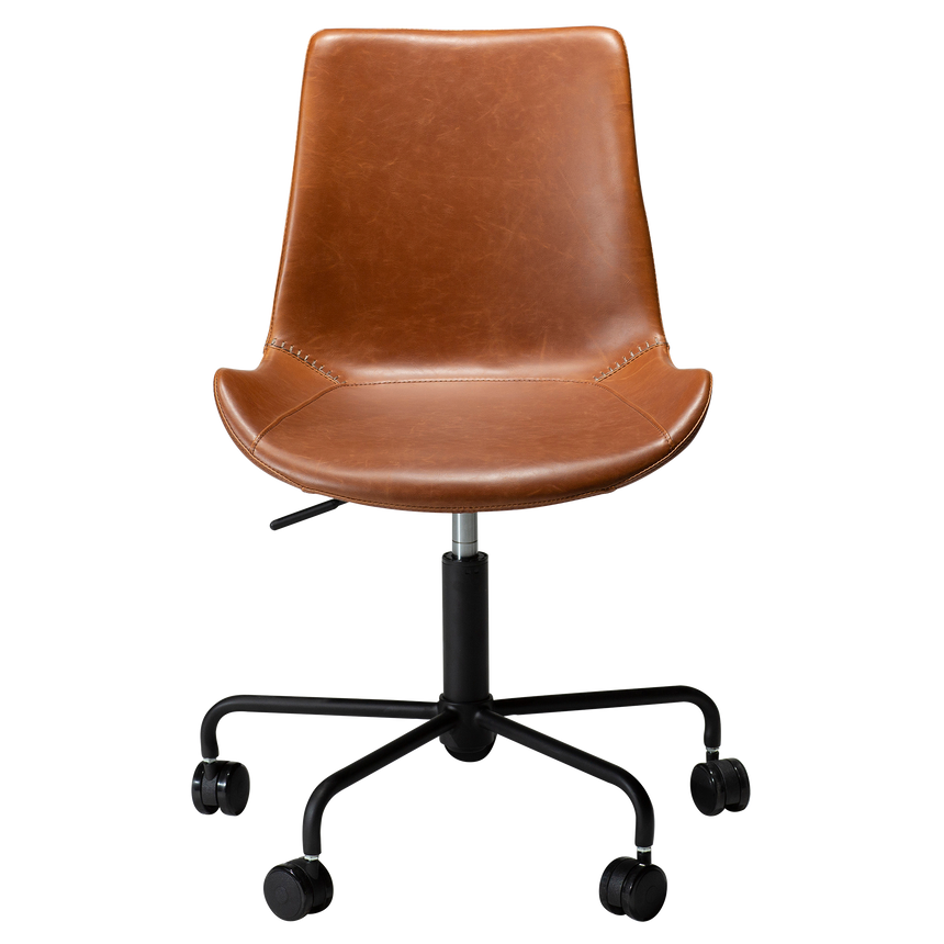Hype textile leather rolling chair