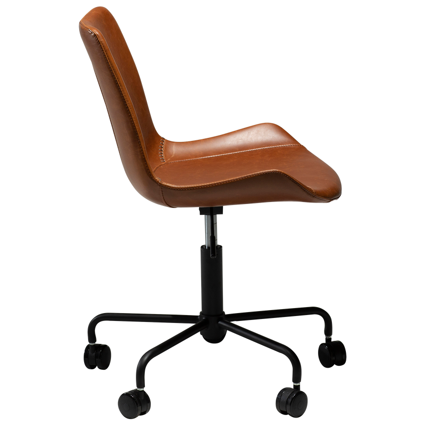 Hype textile leather rolling chair