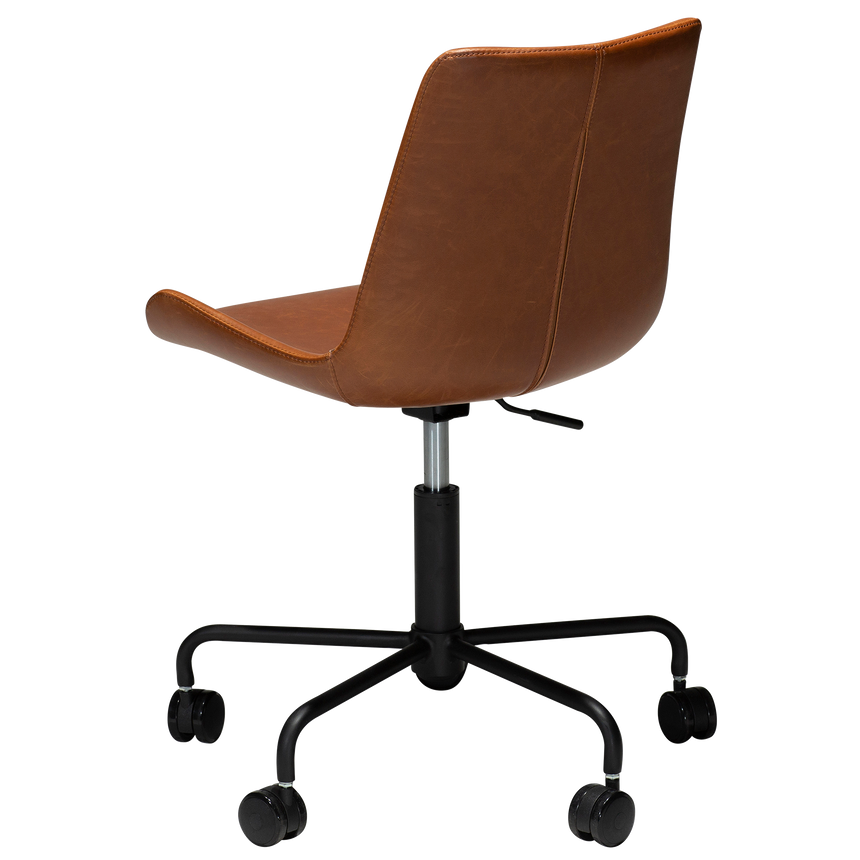 Hype textile leather rolling chair