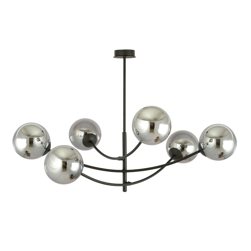 Hunter 6 metal ceiling lamp