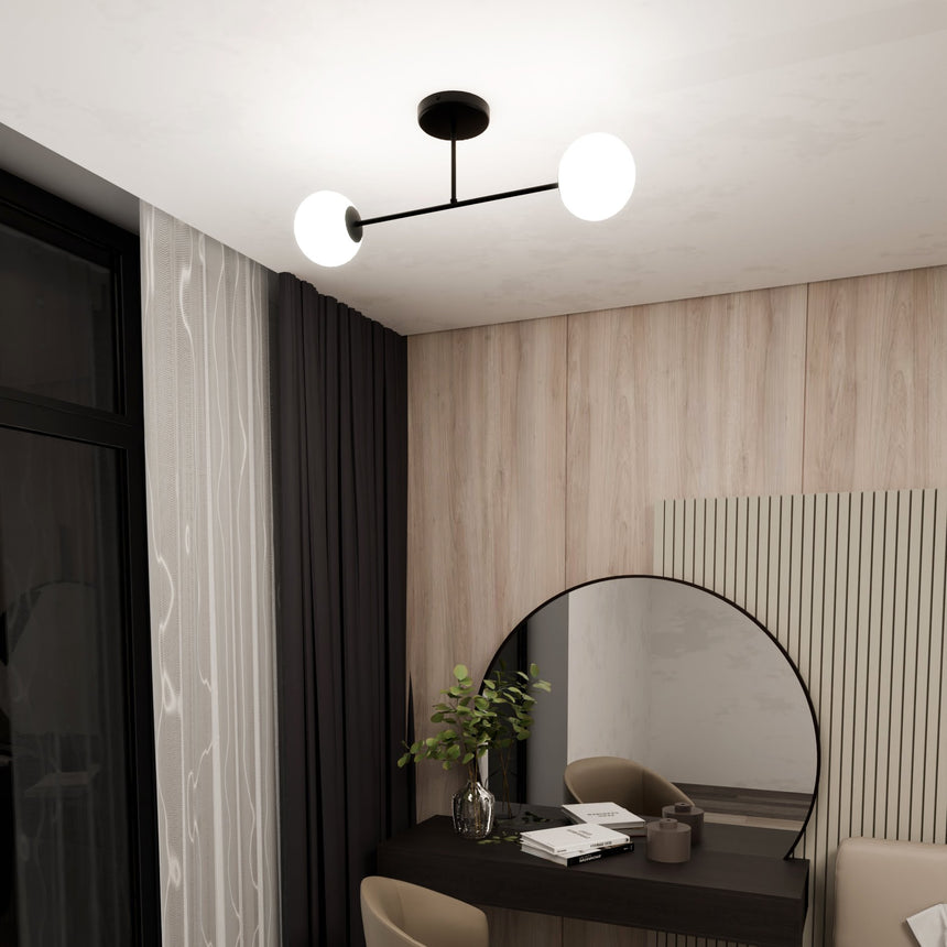 Roma 2 BL metal ceiling lamp