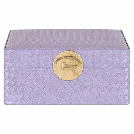 Joelle faux leather jewelry box large