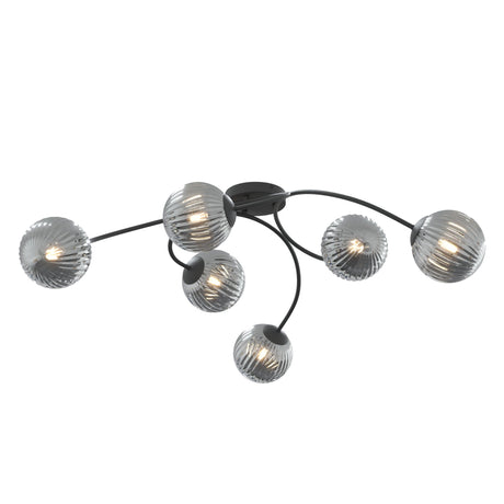 Vibra 6 BL metal ceiling lamp