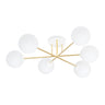 Magnum 6 WH Opal metal ceiling lamp