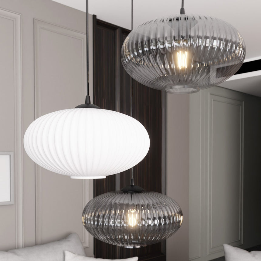 Coco 3 BL Mix glass pendant lamp